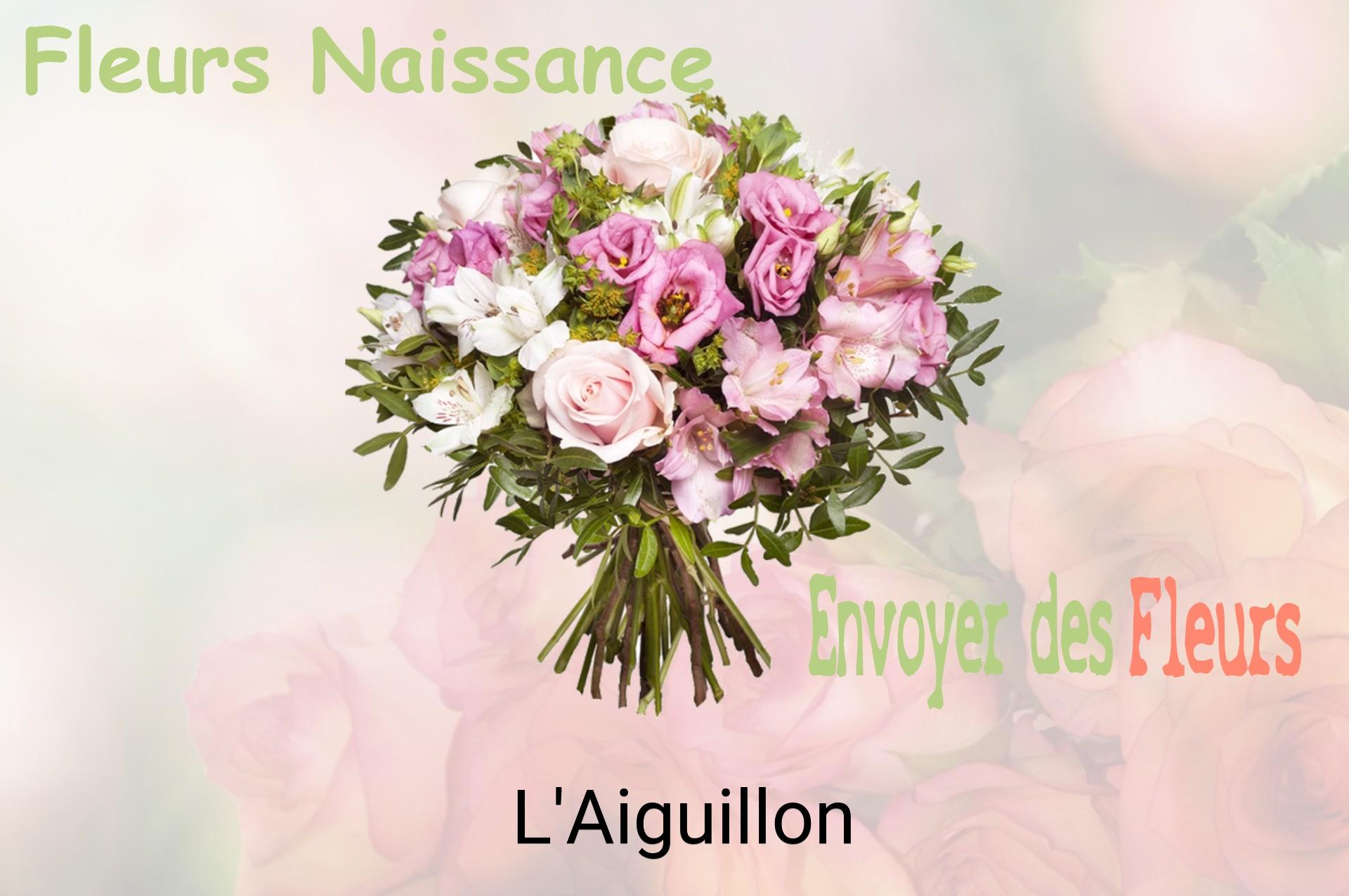 Bouquet de fleurs de naissance livré à L'Aiguillon